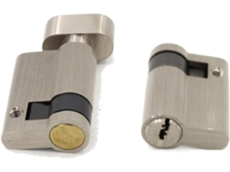 Cilindro de Fechadura Porta S/MARCA com 45 mm, proteção, anti impacto, trava