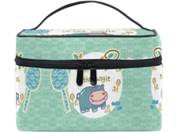 Bolsa Cosméticos Estampa Vaca Touro | S/MARCA