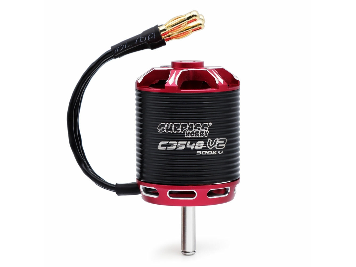 Motor brushless outrunner Surpass Hobby Série C35 V2 C3548 790kv/ 900kv/ 1100kv para aeromodelismo. MDUG