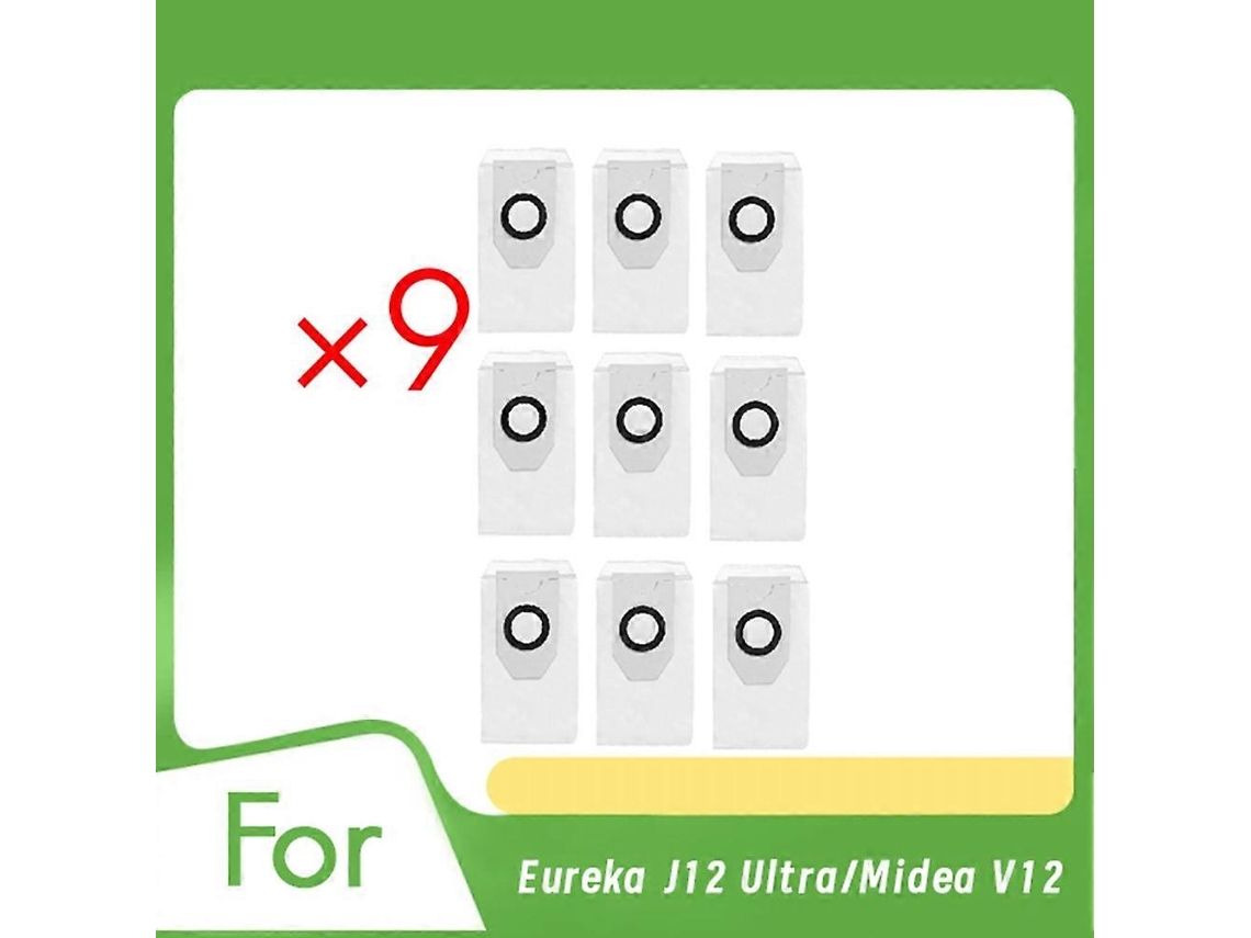 Conjunto De 9 Sacos De Pó Para Aspirador J12 Ultra/v12 - Acessórios E Consumíveis - Saco De Pó Em Tecido Não Tecido_ptg