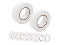 Pacote Com 10 Rolos De Fita Isolante Elétrica Resistente Ao Calor Em Pvc Para Isolamento Térmico, Ideal Para
