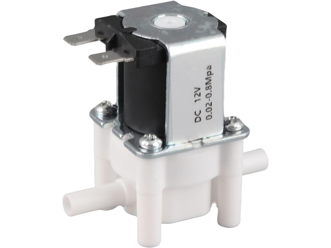 Válvula Solenoide Elétrica 12v N/c, Entrada de Água de Encaixe Rápido para Purificador de Água, Instalação SFUSHOS