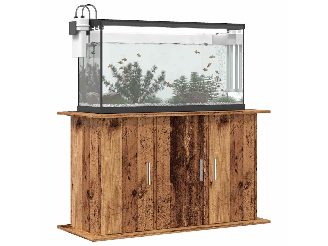 Vidaxl Suporte Aquário 101x41x58 Cm Derivados De Madeira Madeira Velha