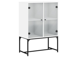 Side Cabinet, Side Cabinets Vidaxl Branco Madeira Processada (n/a)
