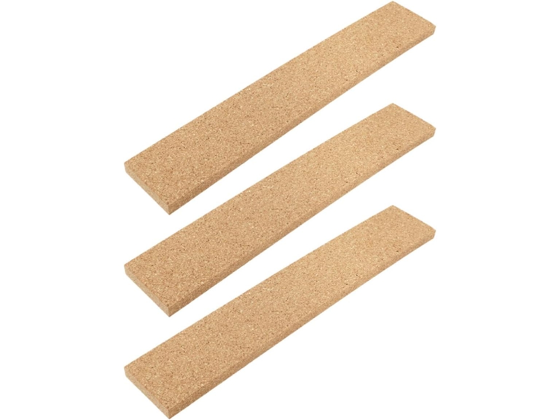 Sherchpry Conjunto De 3 Faixas Cortiça Sem Moldura Para Avisos, Ideais Para Escritório E Residência Feitas De Cortiça