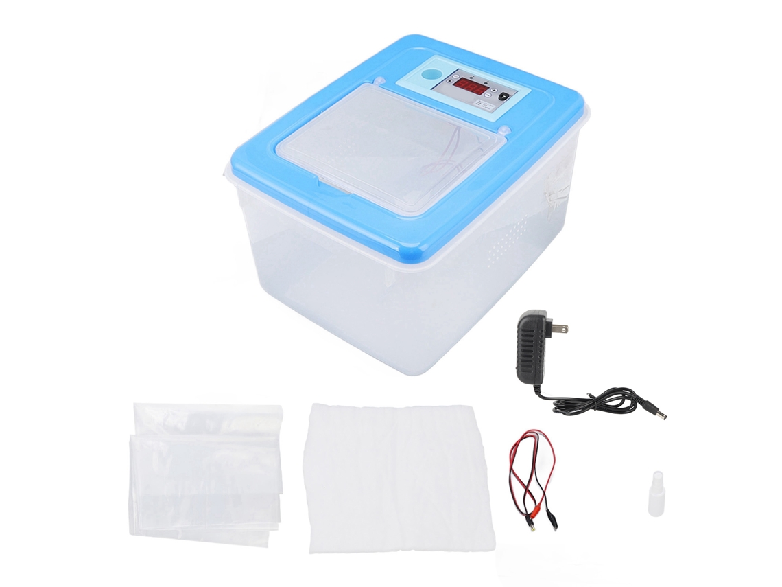Incubadora de Ovos Elétrica 25w Cama D'água Multifuncional Galinha Ganso Pato 20 Ovos