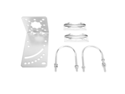 Mali clamp para Mastro de Antena com Parafusos U Ajustável em Ângulo Aço Galvanizado Inox para Tv Satélite