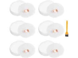 Kit Com 6 Filtros De Reposição Para Aspirador Pó Shark Ip3251,