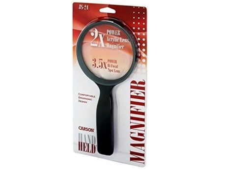Lupa De Bolso Compacta Carson 2x Com Lente De 3,5x Js 24