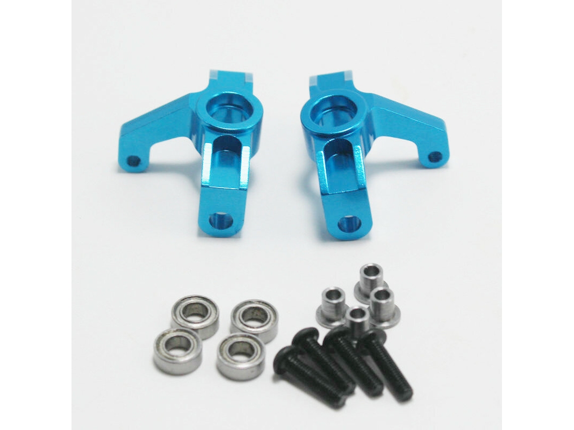 Vermelhowltoys 1/14 144001 124018 124019 Peças de Metal para Upgrade do Assento da Roda Dianteira de Carros Rc MDUG