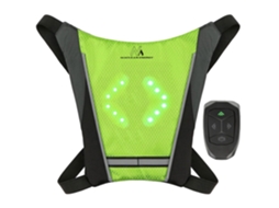Colete Refletivo Led, Controle Sem Fio, Uso Versátil Ao Ar Livre, Verde, Unissex