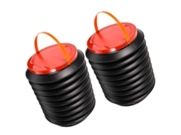 Lixeira Dobrável De Plástico, Prática, Com Capacidade De 4 Litros, Ideal Para Jardim E Casa.