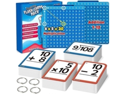 2026 tarjetas Didácticas de Matemáticas, Tabla de Multiplicar, Juego de Matemáticas, Juguete Educativo para Niños
