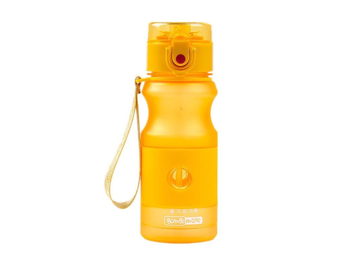 Garrafa de água esportiva transparente antiderrapante de 420ml (modelo 2026), bonita e portátil, ideal para esportes e viagens.