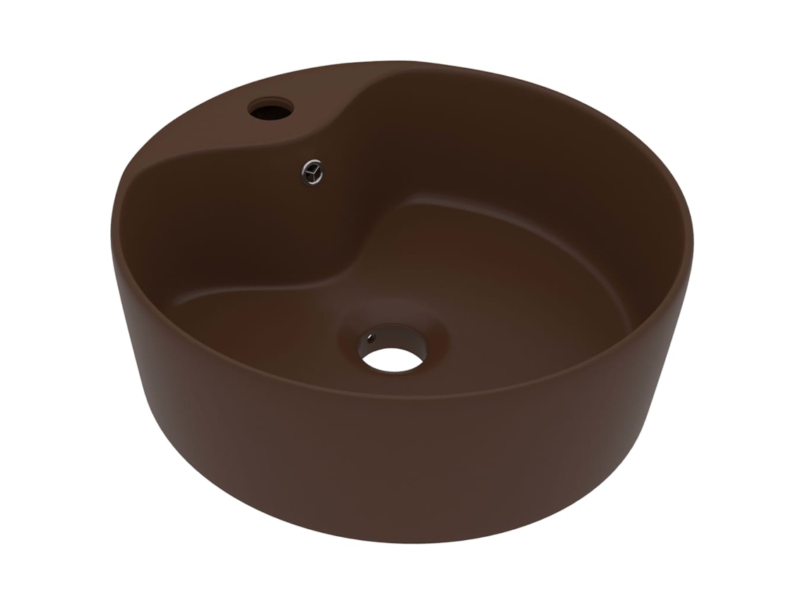 Luxury Basin, Luxury Basins Vidaxl Marrom Cerâmica (n/a)