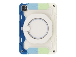 Capa Para Tablet Lurelia, Compatível Com Huawei Matepad 11.5 2023, Azul, Pc, Suporte Giratório, Proteção Antiquedas