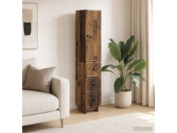 Vidaxl Conjunto De Gabinete 2 Pcs Madeira Antiga 33 X 34,5 X 90 Cm