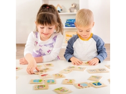 Quebra Cabeça De Madeira Beleduch Cognito, Brinquedo Educativo Espacial