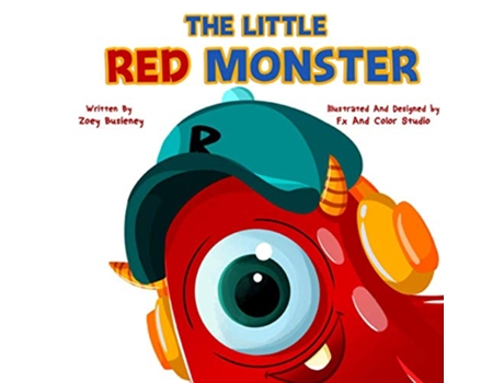 Livro The Little Red Monster de Zoey Busieney (Inglês)