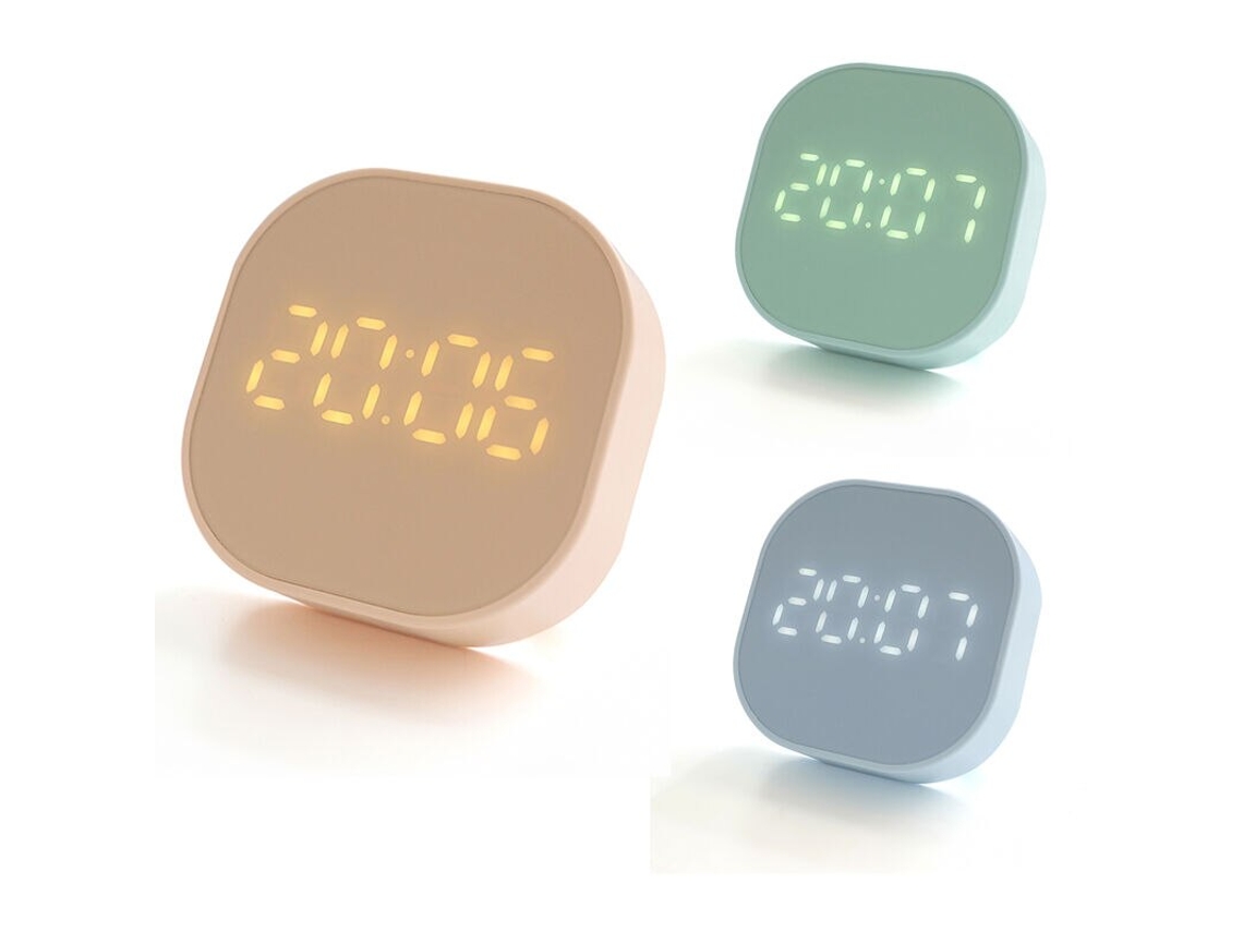 Alarme Com Temporizador, Dupla Configuração, Rosa, 8,2 X 8,2 X 2,6 Cm