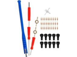 Kit De Ferramentas Para Reparo De Válvulas De Pneus, Removedor De Válvulas De Aço
