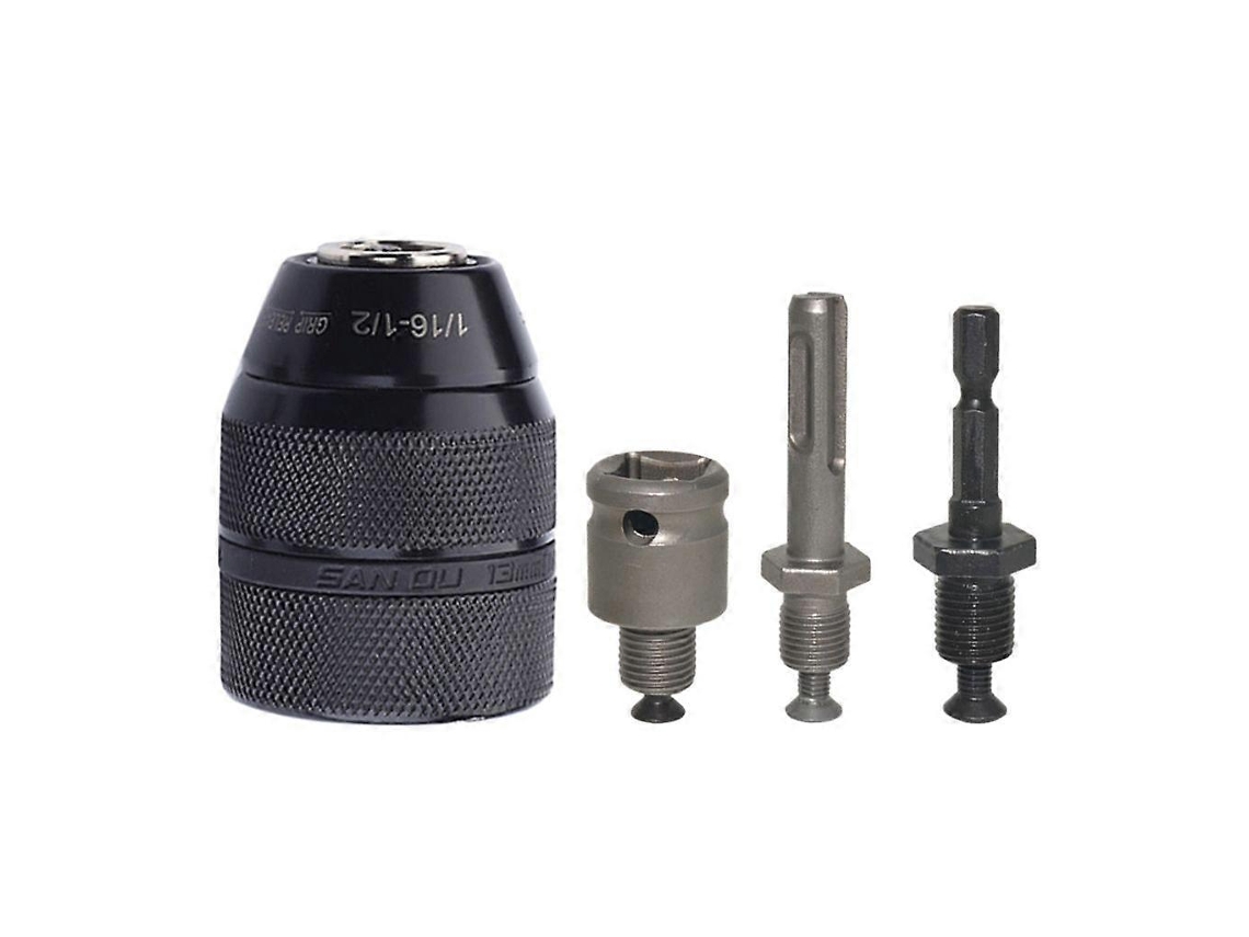 Adaptador De Mandril Para Furadeira Com Encaixe Sds Plus E Rosca De Conexão 1/2 20unf. Hengjian