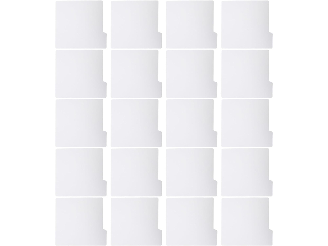 Divisórias E Compartimentos Ajustáveis De Plástico Branco Homoyoyo Revistas Em Quadrinhos Outras Publicações, Com