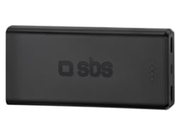 Powerbank SBS TTBB20000FASTK (Outlet Caixa Aberta - 20000 mAh - 2 USB - Preto)