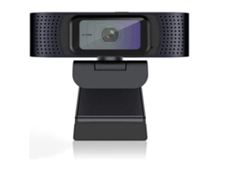 Webcam Pro Stream 1080p HD com capa, foco automático, para laptop, OBS, Xbox, XSplit, preta.