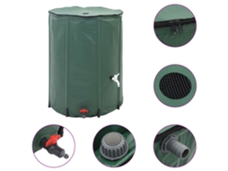 Water Tank,water Tanks Vidaxl Verde Pvc (250 L)