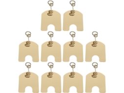 10-clips Sinalização De Mercadorias Suporte Loja, Suporte Exibição De Preços, Presilha De Arame Metálico
