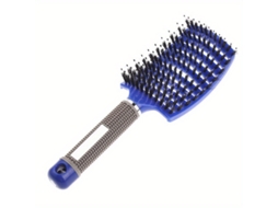 Pacote com 1 Pente Massageador Mágico para Couro Cabeludo Feminino Ferramenta para Modelar o Cabelo MDUG (azul Escuro)