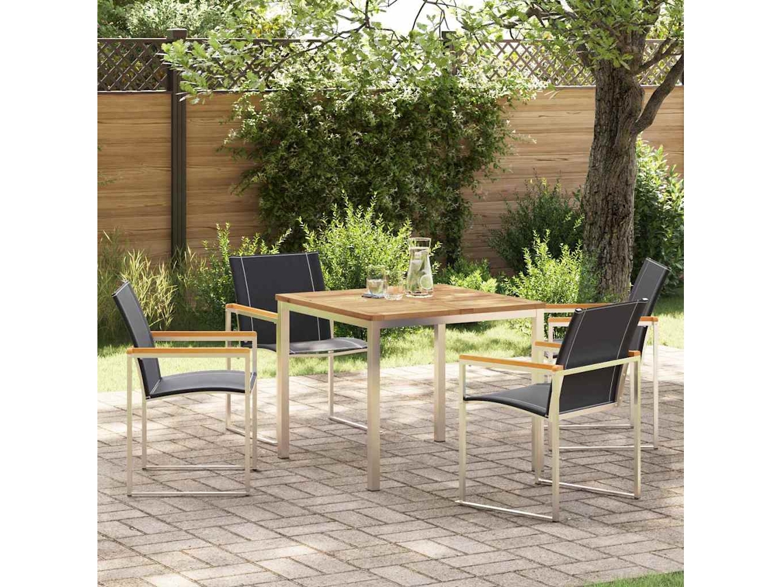 Vidaxl Conjunto De Jantar Para Jardim 5 Unid.