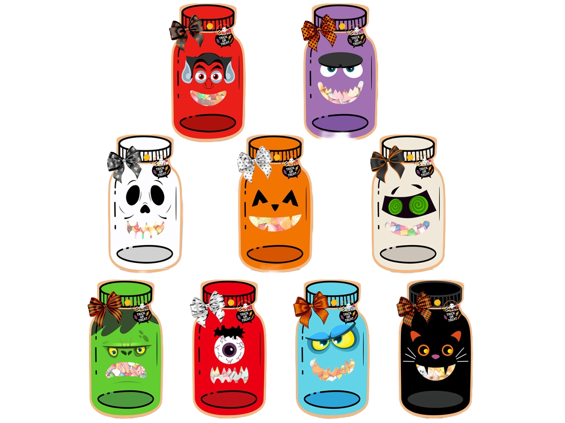 Laxiscreed Forma Divertida Para Doces E Decoração De Halloween Para Festas E Eventos
