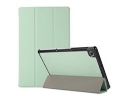 Capa Dobrável Em 3 Partes Com Textura De Couro, Formato Flip Horizontal Em Tpu + Couro Pu Com Suporte Para Lenovo M10 Plus