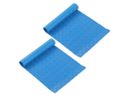 Conjunto de 2 Tapetes Antiderrapantes para Escada de Piscina 60x24cm S/MARCA