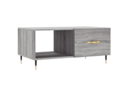 Mesa de Centro Derivados de Madeira Cinzento Sonoma MAISON EXCLUSIVE (90x50x40 cm)