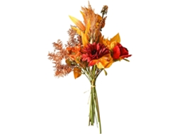 Buquê de Flores Artificiais, Flores Falsas, Flores Artificiais Laranja Outono. AQUAFORGE