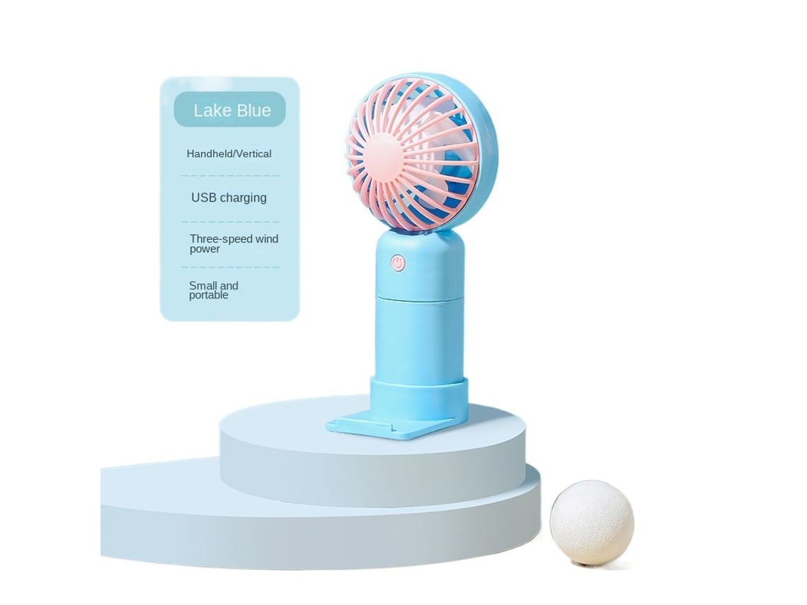 MiniVentilador RAMPOW Elétrico de Mão Portátil