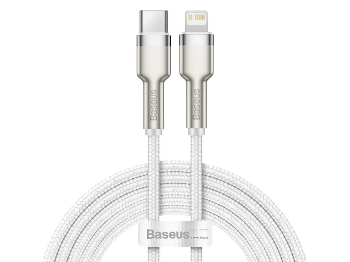 Cabo de Carregamento Rápido Pd 20w de 2m Branco AQUAFORGE