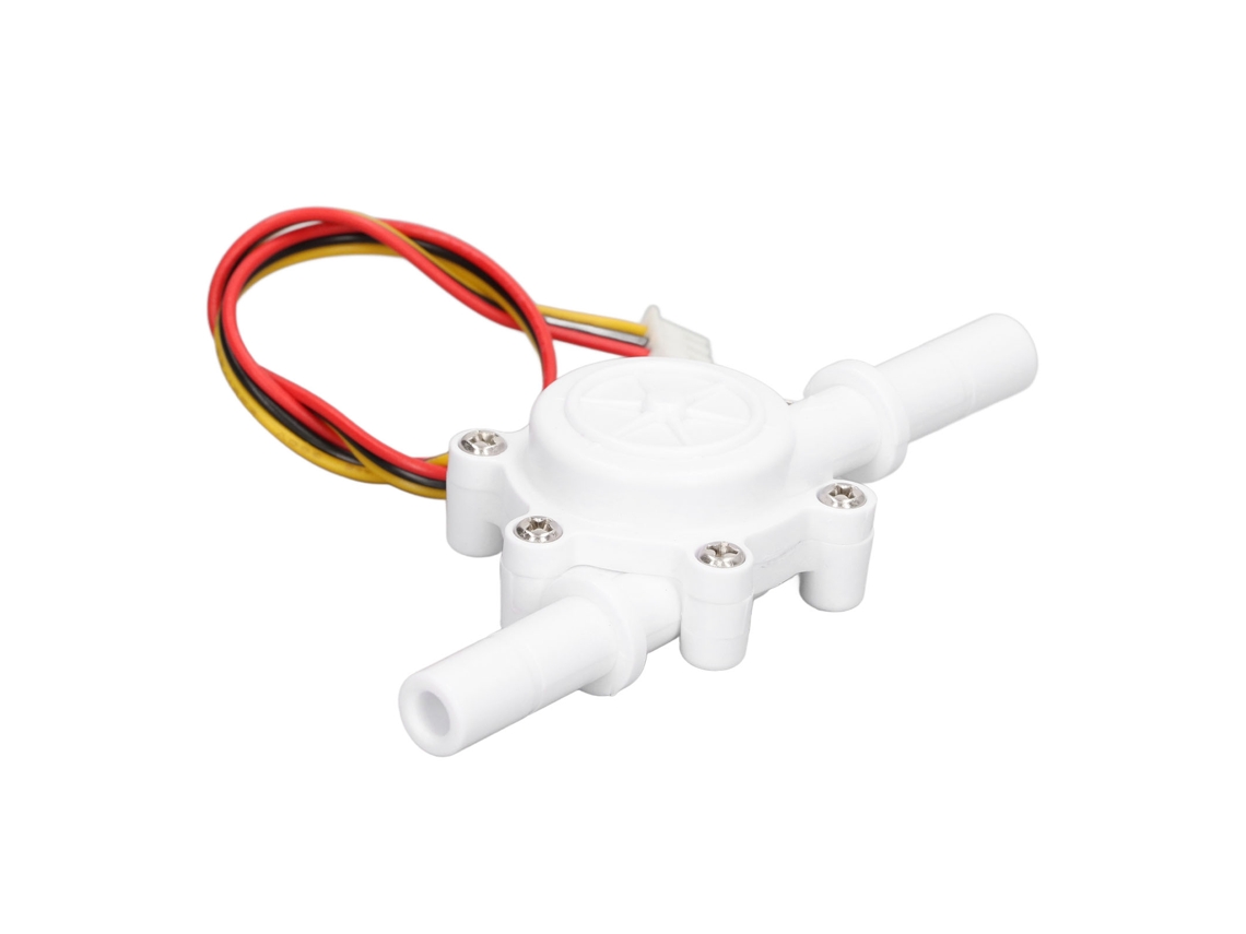 Sensor De Flujo Hall Interruptor De Água Medidor De Fluido Dc3.5‑24v 0.3‑10l/min 25cm 180 Grados G3/8