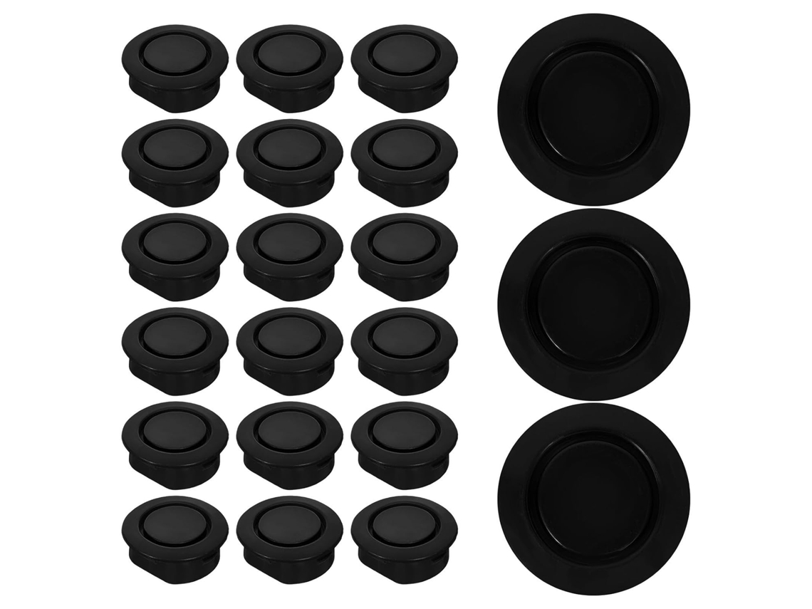Round Pretas Tampas, Manter Faces, Adequado para condução diária.