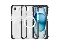 Capa De Acrílico Transparente À Prova De Choque Para Iphone 16e - Magnética - Magsafe