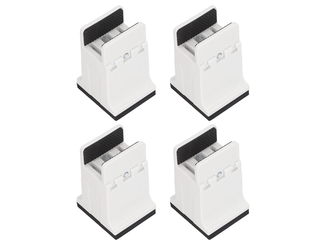 Lurelia Elevador Para Móveis, 4 Peças, Ajustável, Em Borracha, Para Cama, Sofá E Mesa, Branco
