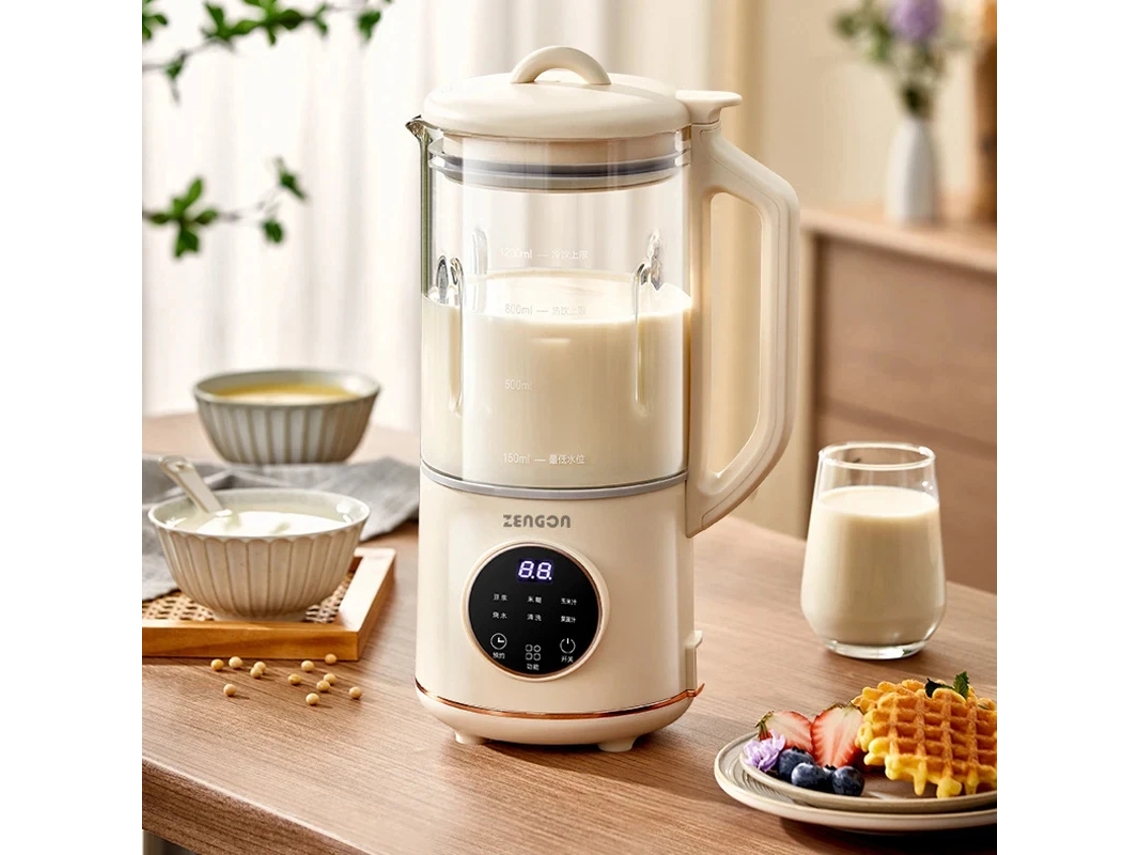 Máquina De Leite De Soja, Espremedor Elétrico, Misturador Liquidificador, 1.2l Trimtide