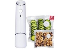 1 Conjunto De Seladora A Vácuo Compacta Compatível Com Alimentos, Potente Seladora A Vácuo Portátil, Conserva Refeições E Protege Alimentos.