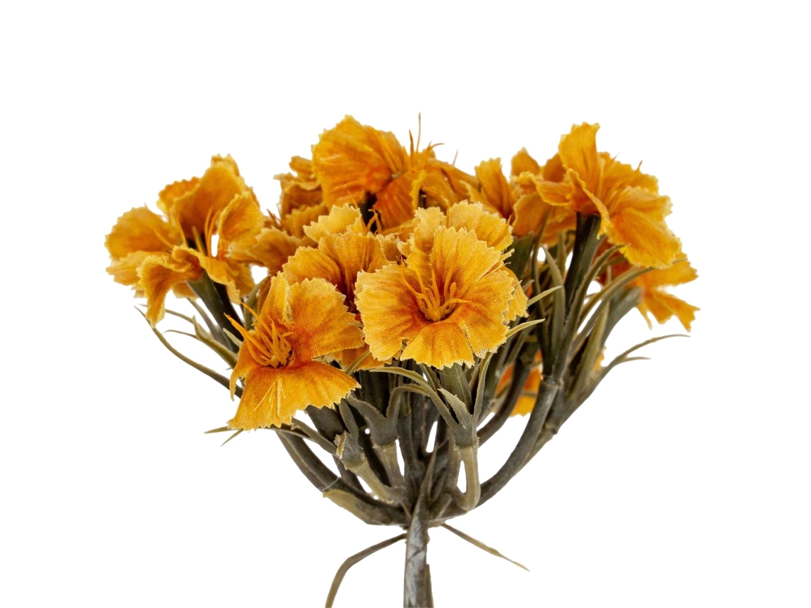 Arranjo de Flores Artificiais de Cravo da índia Hill Interiors, Tamanho Único, Amarelo. AQUAFORGE