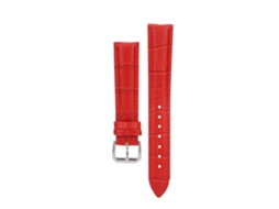 Cinto De Relógio Substituição Vermelho 18mm Ajustável Unissex Qualidade