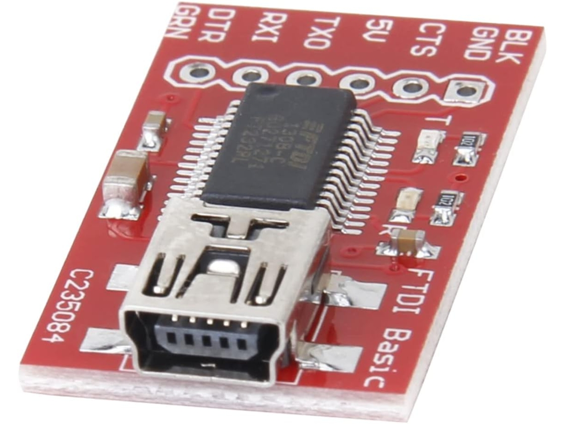 Adaptador Conversor Serial Ttl Ftrl Compatível Com Módulos, Design Compacto E Conector. Adaptador Conversor Serial Ttl Ftrl Compatível Gokoco