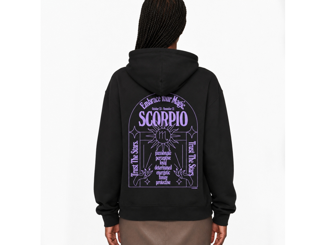 Rockinstone Embrace Your Magic. - Scorpio Hoodie Unique Designer Style